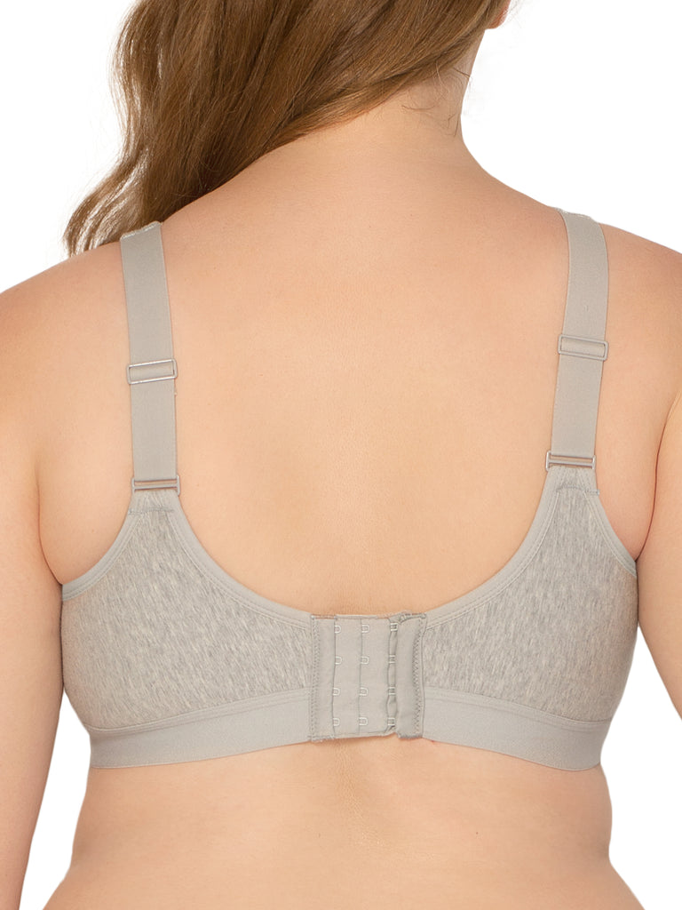 Fruit of the Loom Women's Plus Size Beyond Soft Wireless Cotton Bra –